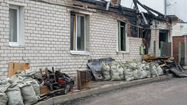Professional Fire Damage Assessment technician working in Elk River, MN